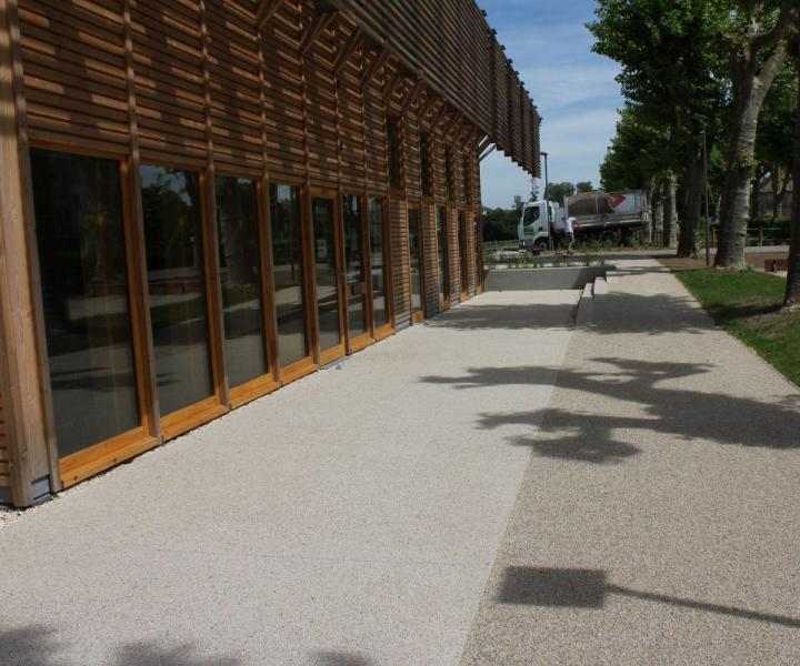 Création d'espaces verts Saint-Chef